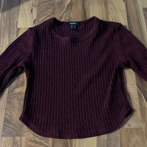 forever 21 cropped long sleeve